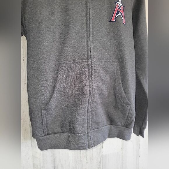 NWT Houston Roughnecks Full Zip Hooded Sweatshirt - Picture 7 of 10